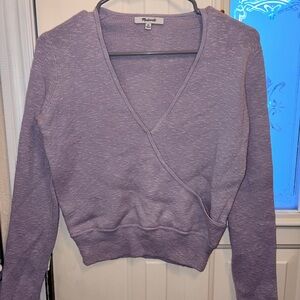 Madewell Lilac Knit Sweater